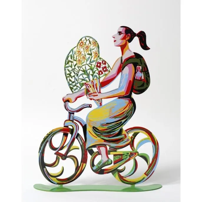 Rider Laser Metal Free Standing Art