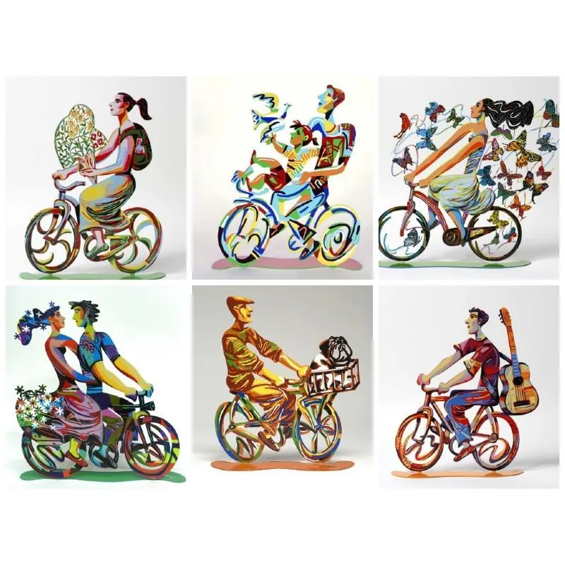 Rider Laser Metal Free Standing Art