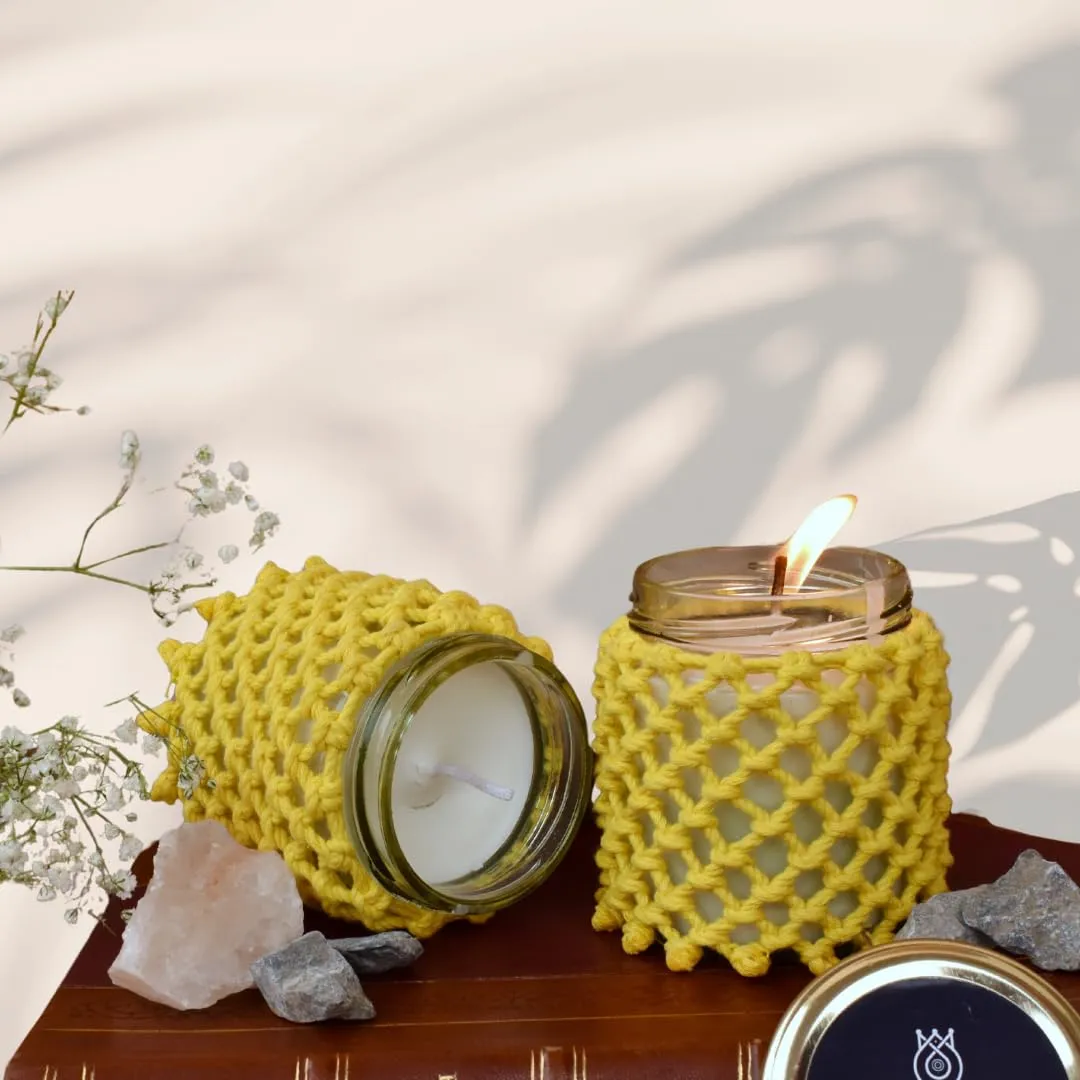 Sarmaya Handcrafted Tales Handmade Ylang Ylang Organic Aroma Candle