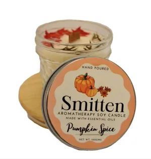 Smitten Aromatherapy Soy Candle - Pumpkin Spice 100gms