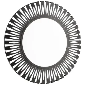 Sun Dial Mirror|Graphite by Cyan