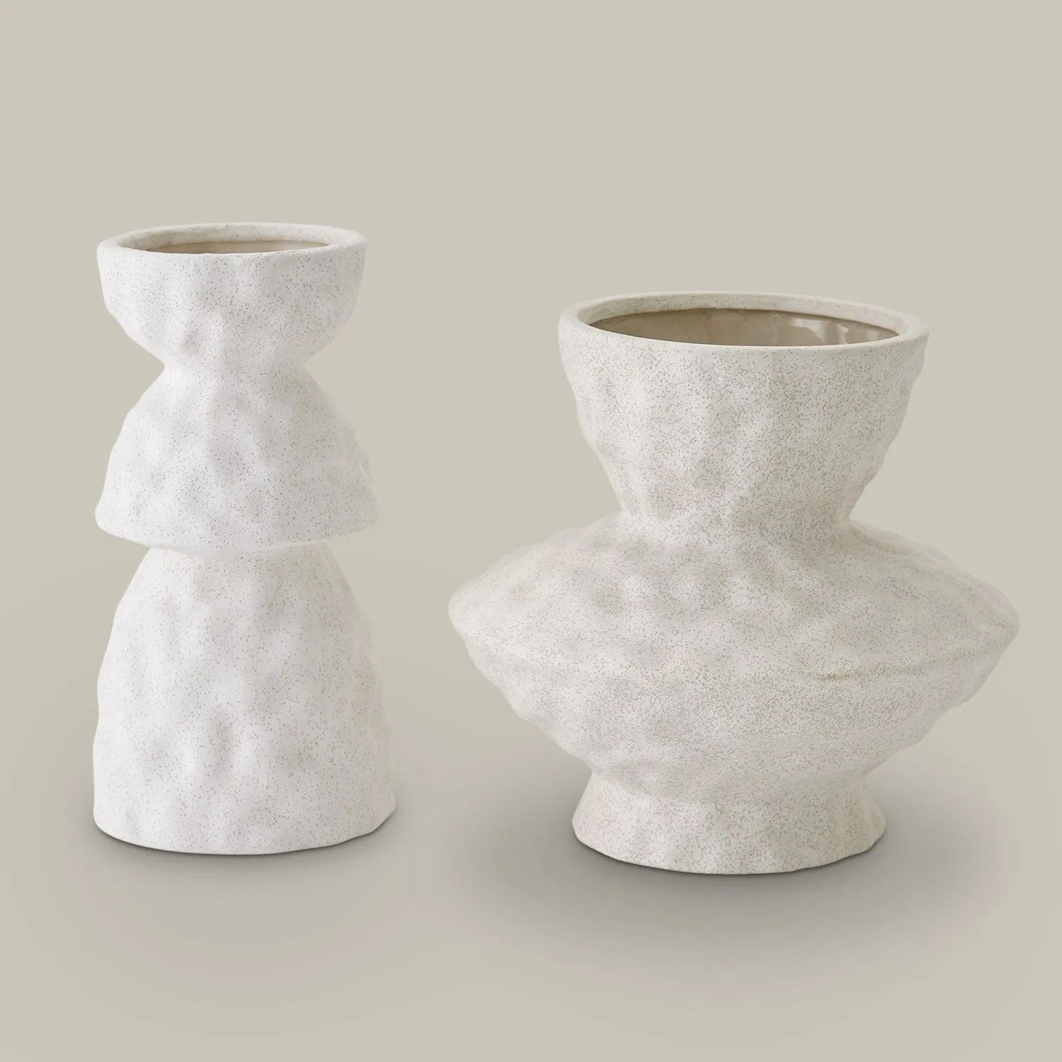 ÉTIENNE AND ANTOINE VASE COLLECTION (Volcanic White)