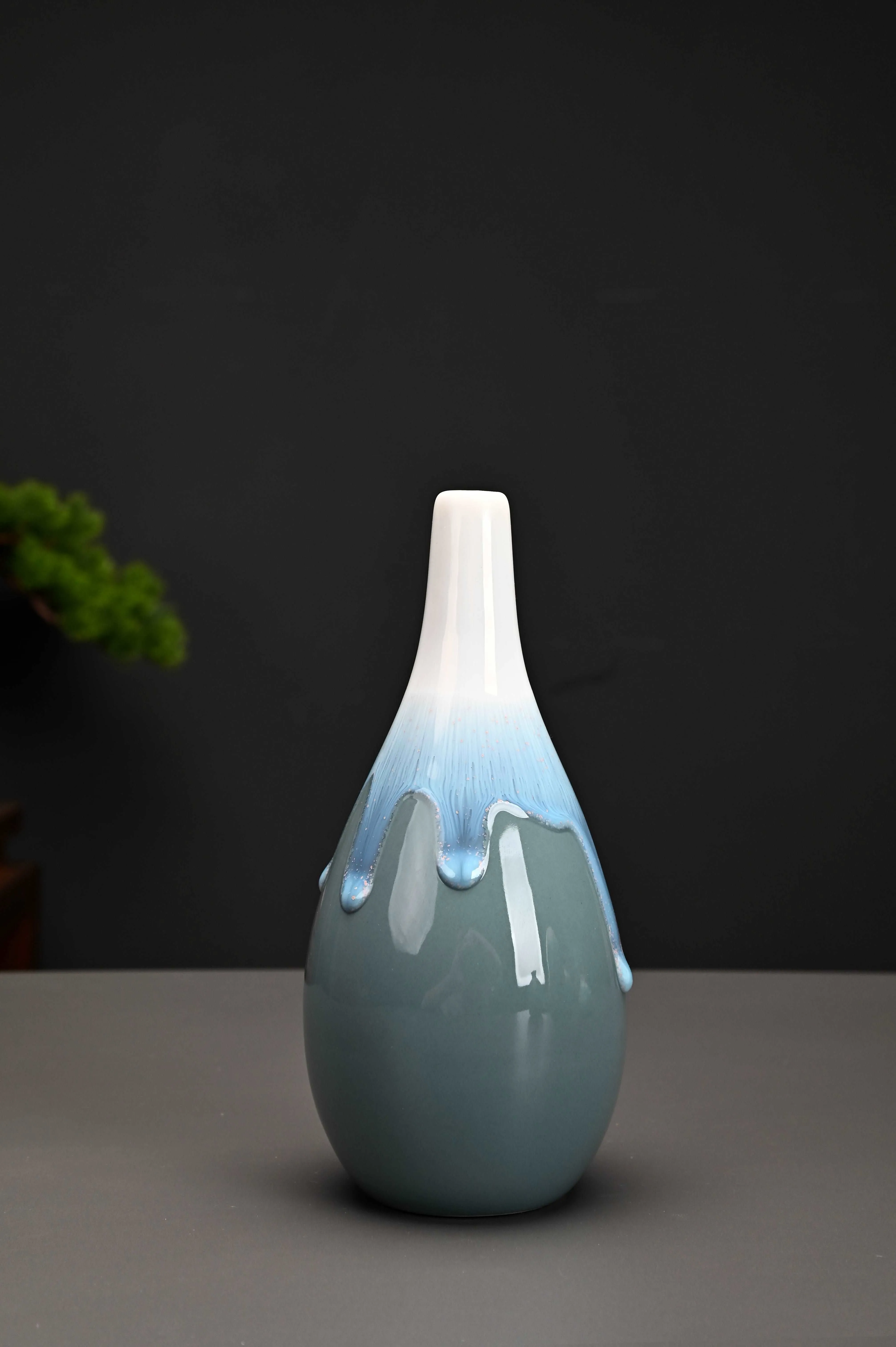 Unveil the Beauty of Tradition: Modern Celadon Vases for Your Home(SET OF 1)